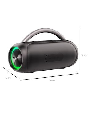 Bocina portátil Aiwa aws10btb inalámbrica