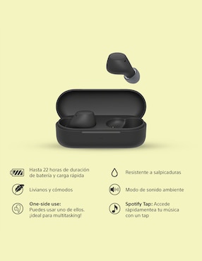 Audífonos Sony Wf-C510/B inalámbricos