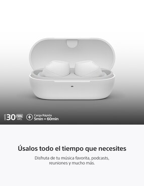 Audífonos Sony Wf-C710N/W inalámbricos con cancelación de ruido