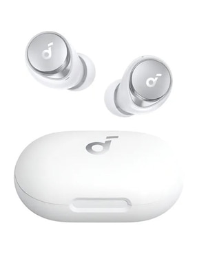 Audífonos True Wireless SPACE A40 WHITE inalámbricos con cancelación de ruido