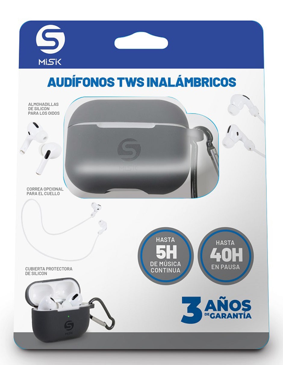 AUDIFONOS MISIK MH609, NEGRO IN EAR