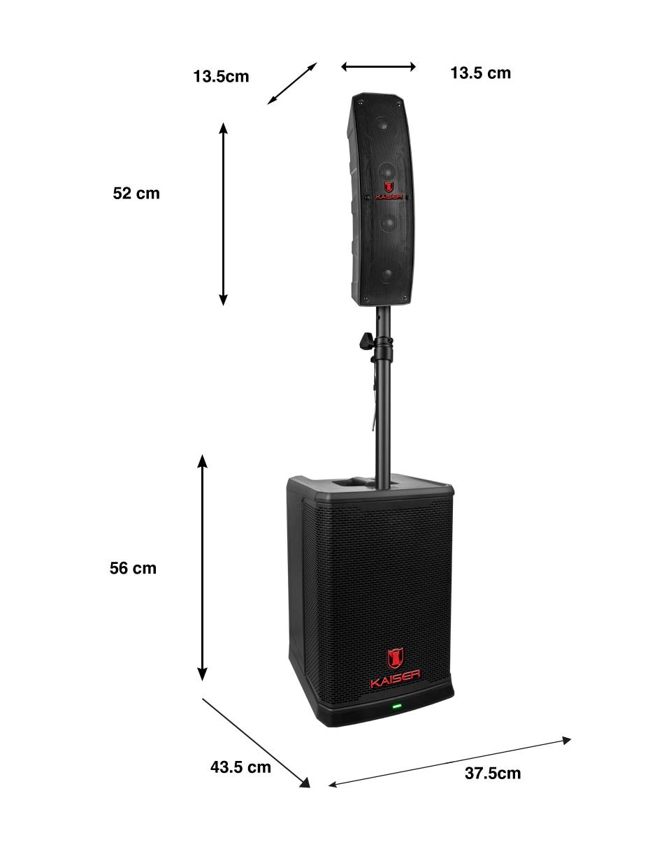 Bafle de piso kts-2880 5
