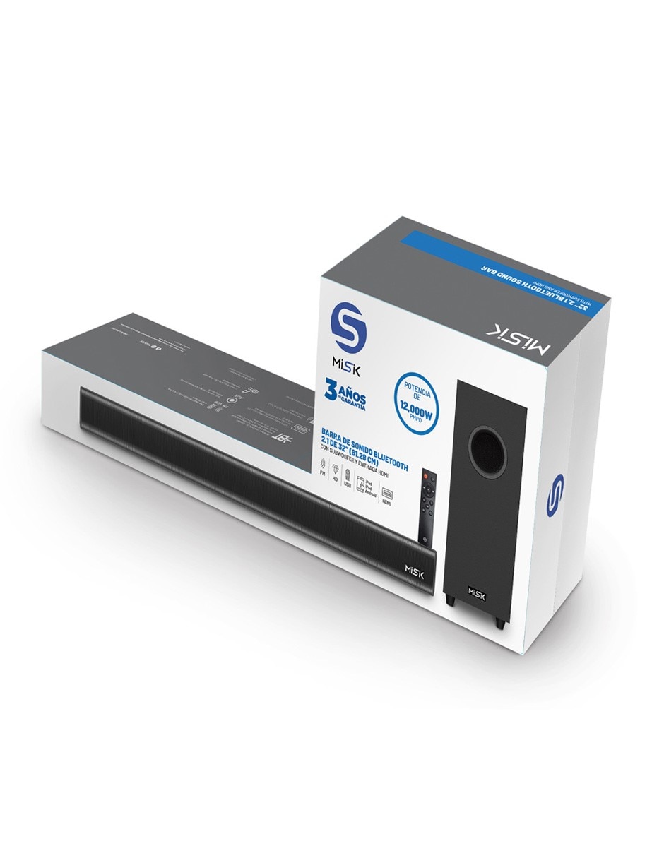 Barra de sonido MSB566 con subwoofer 3