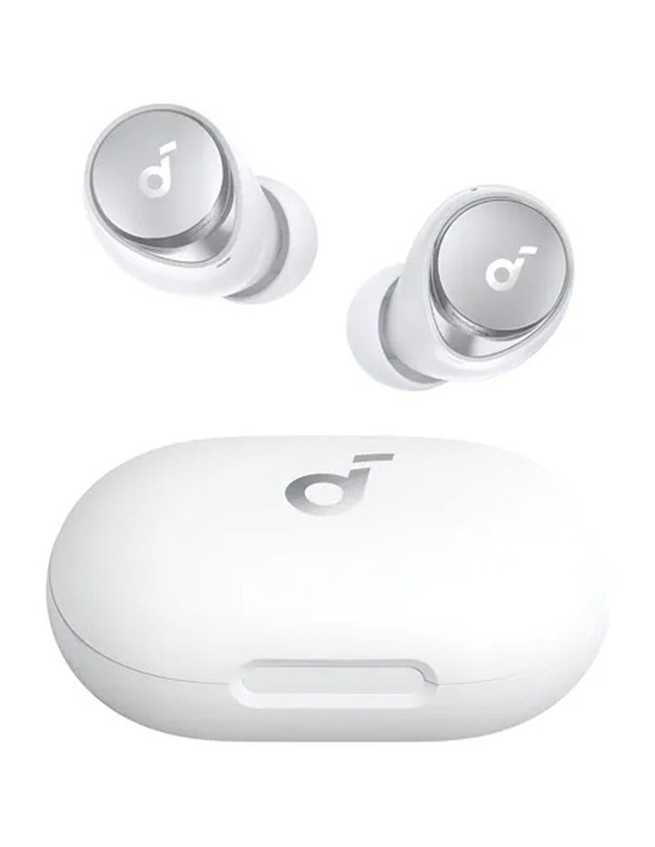 Audífonos True Wireless SPACE A40 WHITE inalámbricos con cancelación de ruido