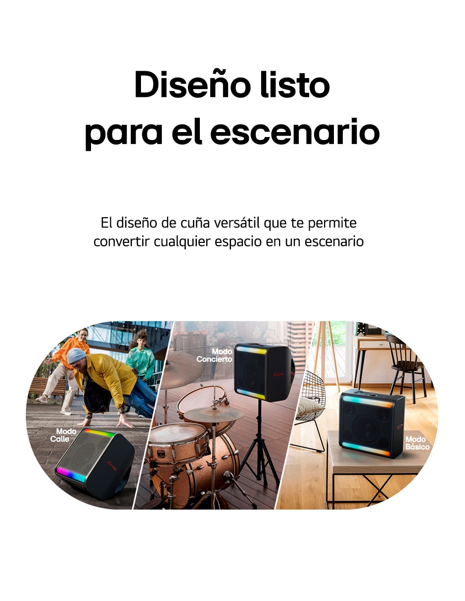 Bocina portátil STAGE301 inalámbrica 11
