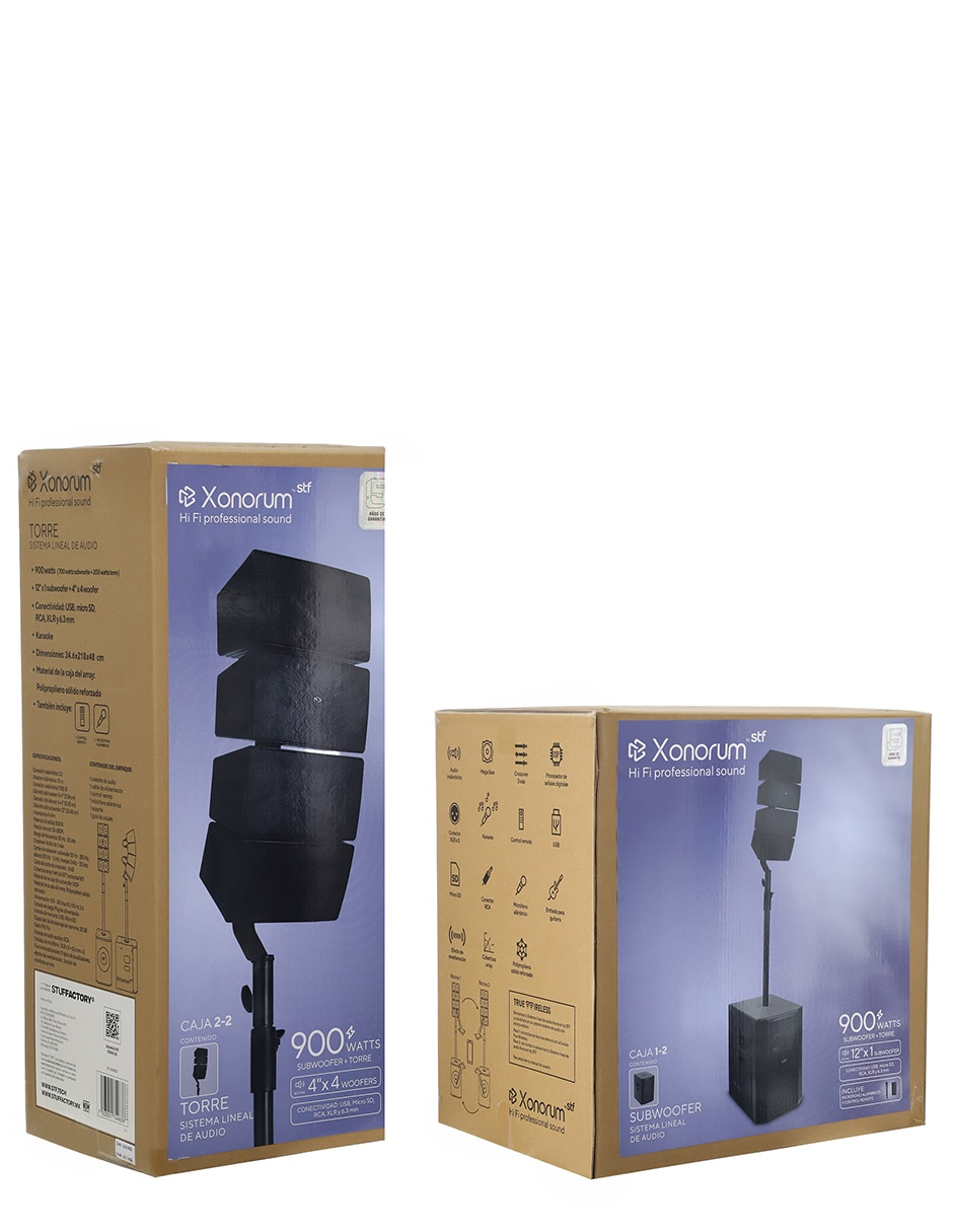 Bafle exterior xonorum 1 sistema de audio line array 2